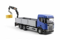 EMEK - Scania R500 Crane Truck +HIAB / 1:25 Blue