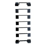 Mudguard set round Meusburger trailer