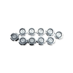 Rim super single discbrake trailer chrome (10pcs)