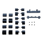 Mudguard set for flatbed trailer and combi