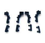 set onderrijbeveil. Zijsteun19mm voor/achter stuk