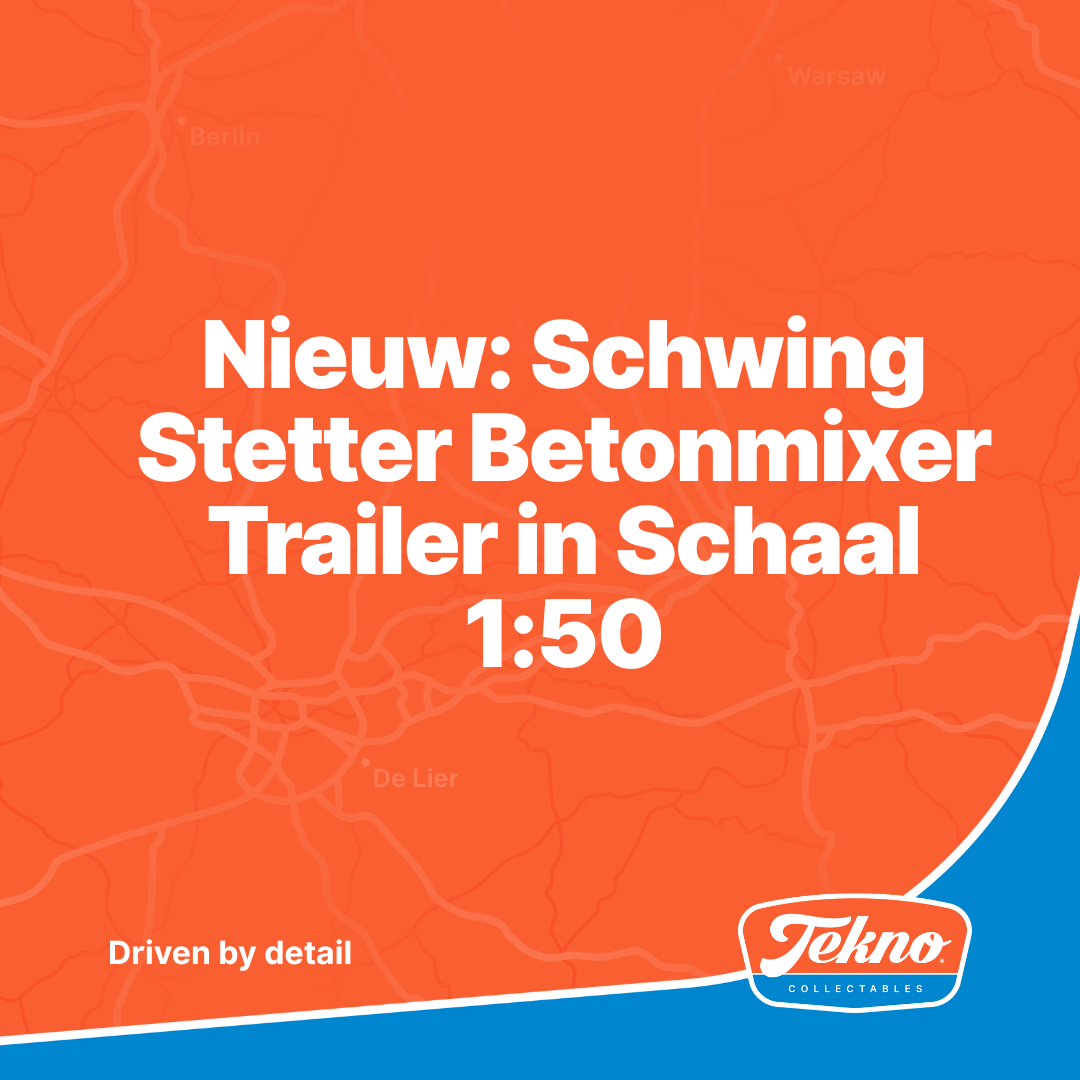 Nieuw: Schwing Stetter Betonmixer Trailer in Schaal 1:50